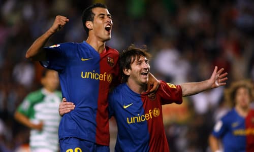 Sergio Busquets, Lionel Messi
