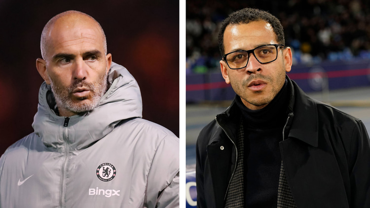 Enzo Maresca (left) and Liam Rosenior (right)