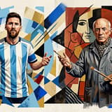 Lionel Messi and Pablo Picasso