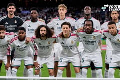 October 18, 2026, Madrid, Madrid, Spain: Real Madrid team players pose for a group photo during La Liga football match between Real Madrid CF and Sevilla at Santiago Bernabeu Stadium in Madrid, Spain, October 18, 2026 Madrid Spain - ZUMAa206 2026101...