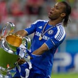 Didier Drogba, Chelsea, Champions League trophy
