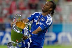 Didier Drogba, Chelsea, Champions League trophy