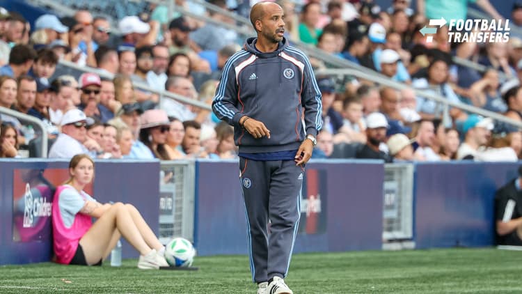 Pascal Jansen als trainer van New York City FC.