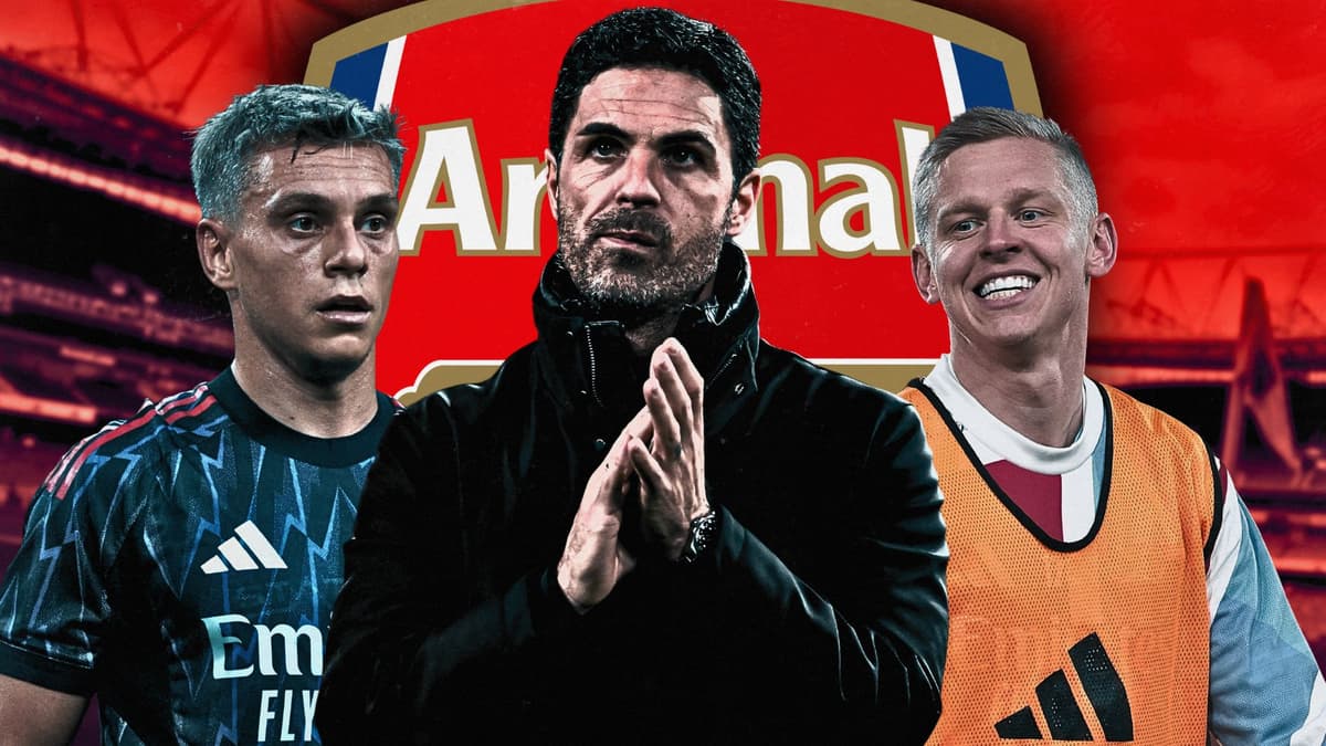 Leandro Trossard, Mikel Arteta, Oleksandr Zinchenko, Arsenal