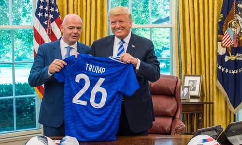 Donald Trump, Gianni Infantino