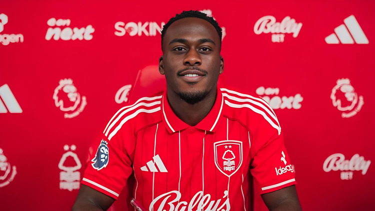 Arnaud Kalimuendo maakte deze zomer de overstap naar Nottingham Forest.