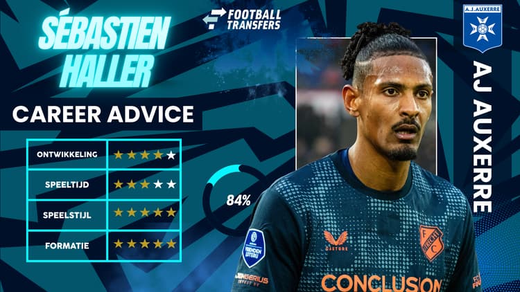 De Club Fit van Sébastien Haller met AJ Auxerre.