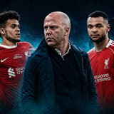 Arne Slot, Cody Gakpo, Luis Díaz, Liverpool