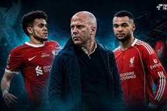 Arne Slot, Cody Gakpo, Luis Díaz, Liverpool