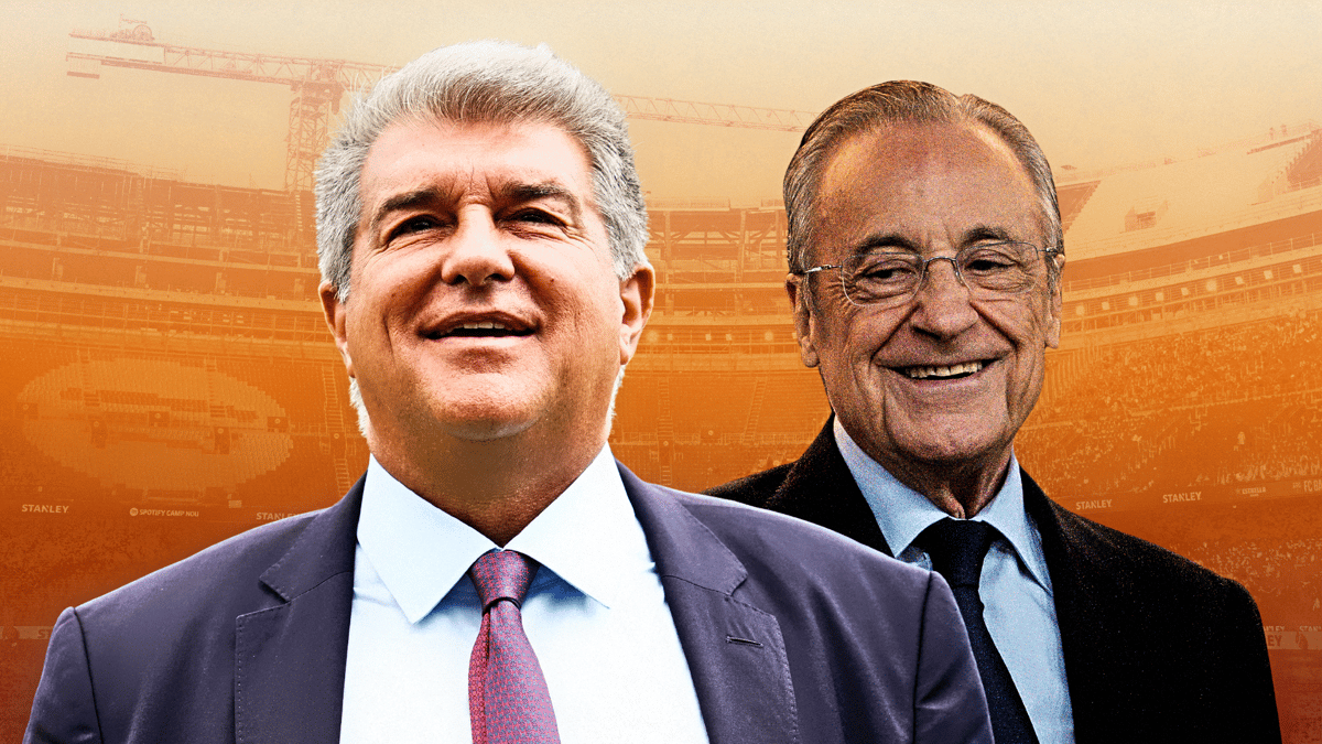 Joan Laporta, Florentino Perez, Barcelona