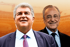 Joan Laporta, Florentino Perez, Barcelona