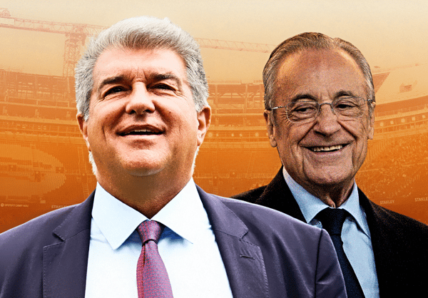 Joan Laporta, Florentino Perez, Barcelona