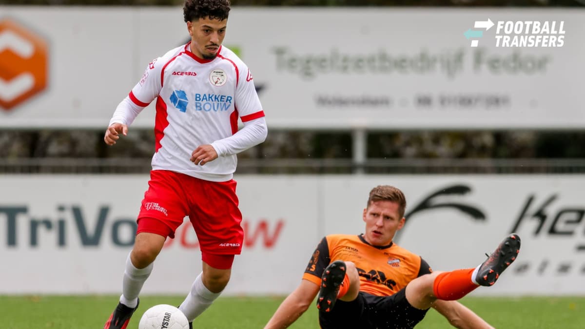 VOLENDAM , 19 09-2026 , KWABO Stadion , season 2026 2027 , Dutch Tweede divisie football , match between RKAV Volendam - Barendrecht , picture shows Aness Serghini RKAV Volendam - Barendrecht  x207256649x Copyright: