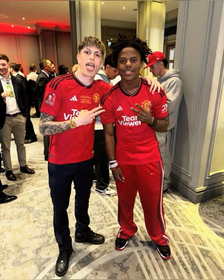 Alejandro Garnacho, iShowSpeed