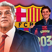 Joan Laporta, Anthony Gordon, Barcelona