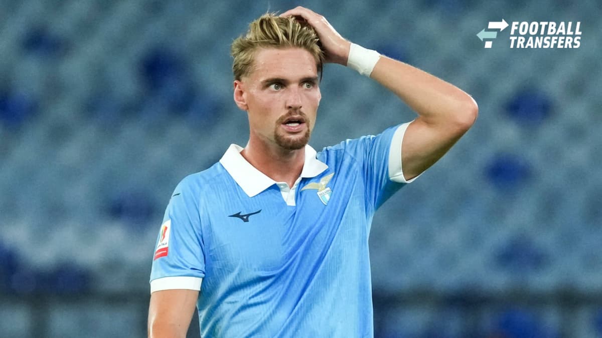 Kenneth Taylor of SS Lazio during the Coppa Italia Frecciarossa A 2026 2027 football match between SS Lazio and Mantova at Stadio Olimpico in Rome (Italy), August 16, 2026. AntoniettaxBaldassarre