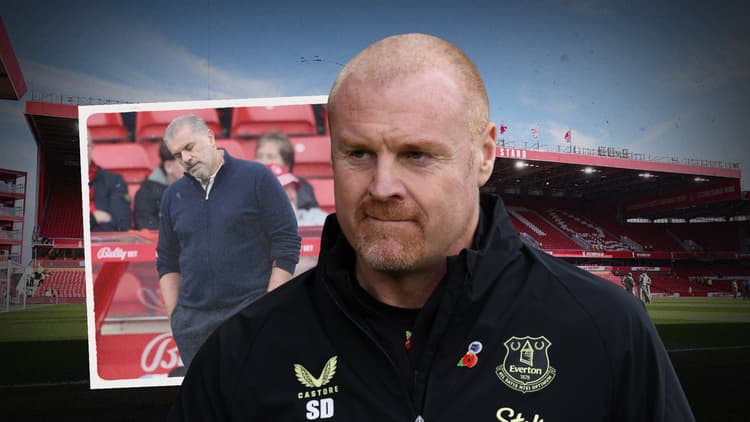 Sean Dyche replaced Ange Postecoglou earlier this season