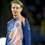 FC Barcelona, Barca midfielder Frenkie de Jong during the match Club Brugge vs FC Barcelona at the Jan Breydelstadion for the Champions League - League phase - Matchday 4 season 2025-2026 in BRUGES, Belgium on 5 november 2025, (photo by Marcel van D...