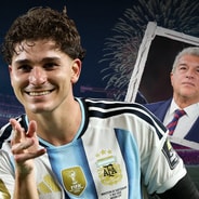 Julian Alvarez, Joan Laporta, Barcelona