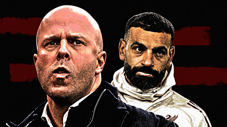 Arne Slot and Mo Salah