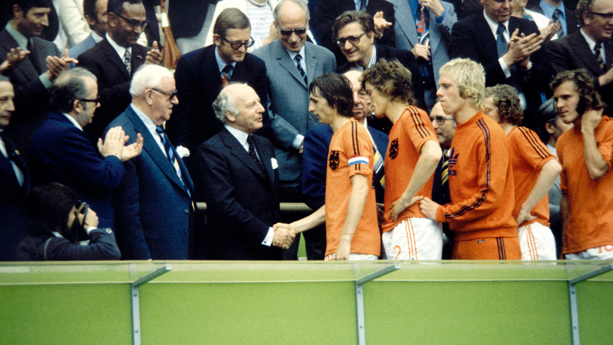 1974 World Cup final, the Netherlands, Johan Cruyff