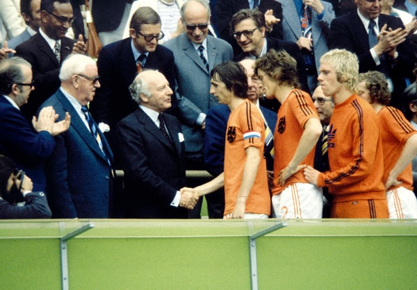 1974 World Cup final, the Netherlands, Johan Cruyff