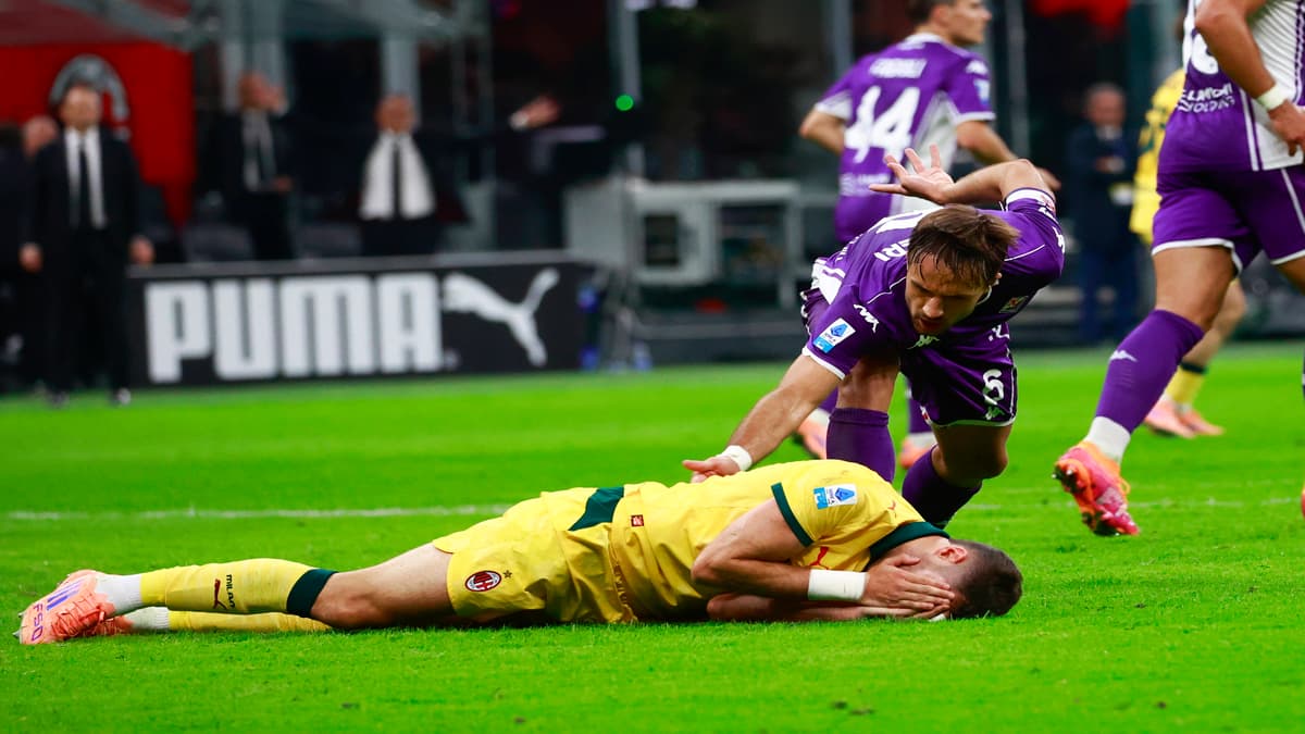 Santiago Gimenez, Milan vs Fiorentina