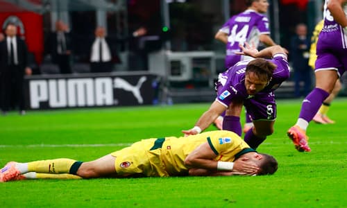 Santiago Gimenez, Milan vs Fiorentina