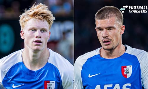 SITTARD - Kees Smit of AZ Alkmaar during the Eredivisie match between Fortuna Sittard and AZ Alkmaar at the Fortuna Sittard Stadium on August 22, 2026 in Sittard, the Netherlands. KEVIN SENDERS ANP Eredivisie 2026 27 xVIxANPxSportx xMarcelxterxBalsx...