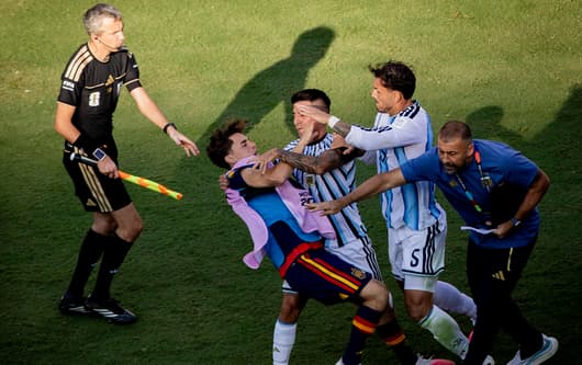 Spain-Argentina World Cup final brawl