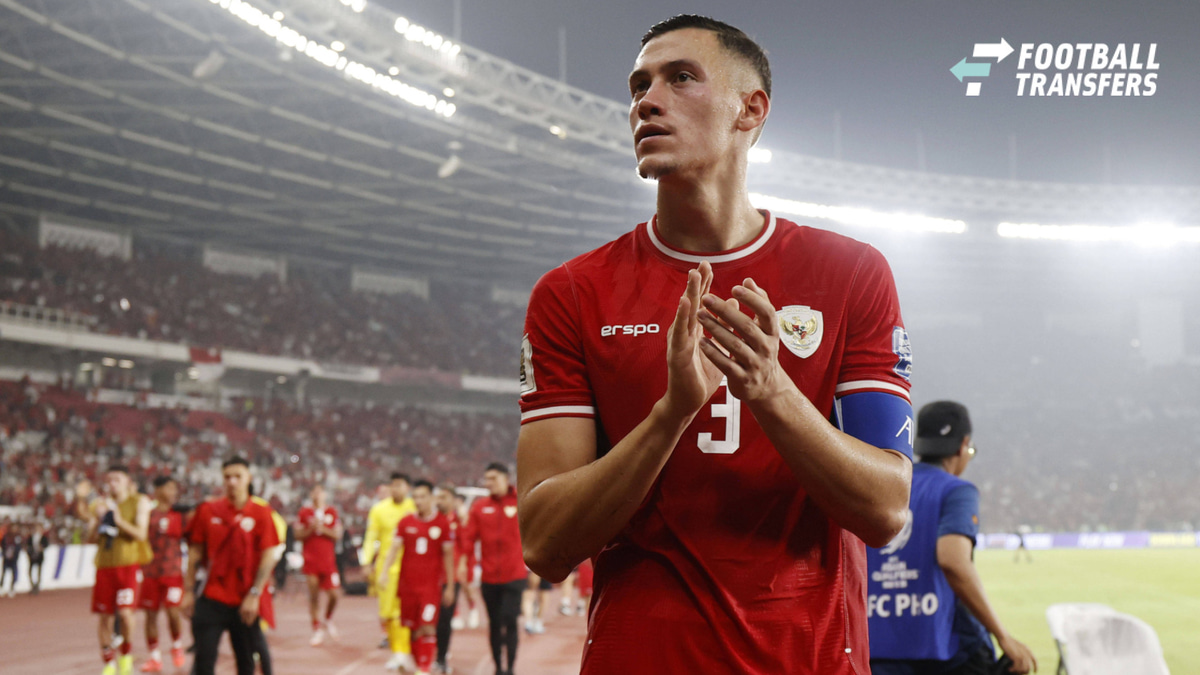 Jay Noah Idzes (IDN), November 15, 2024 - Football Soccer : FIFA World Cup, WM, Weltmeisterschaft, Fussball 2026 Asian Qualifier Final Round Group C match between Indonesia 0-4 Japan at Gelora Bung Karno stadium in Jakarta, Indonesia. Noxthirdxparty...