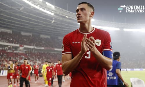 Jay Noah Idzes (IDN), November 15, 2024 - Football Soccer : FIFA World Cup, WM, Weltmeisterschaft, Fussball 2026 Asian Qualifier Final Round Group C match between Indonesia 0-4 Japan at Gelora Bung Karno stadium in Jakarta, Indonesia. Noxthirdxparty...