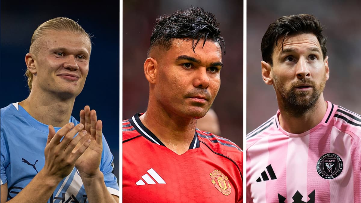 Erling Haaland, Casemiro, Lionel Messi