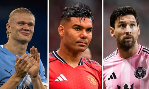 Erling Haaland, Casemiro, Lionel Messi
