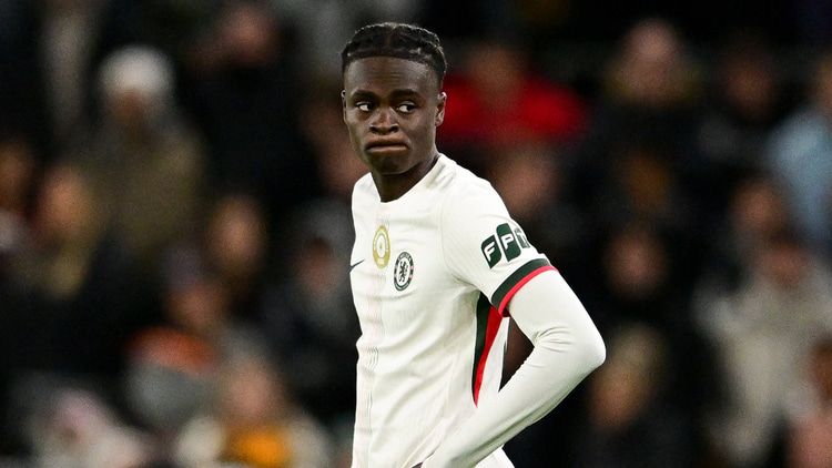 Tyrique George has replaced Jack Grealish at Everton
