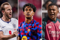 Harry Kane, Lamine Yamal, Kylian Mbappe