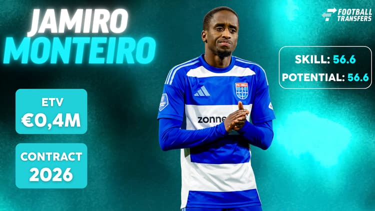 Jamiro Monteiro bij PEC Zwole