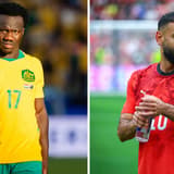 Nestory Irankunda Mohamed Salah Australia Egypt