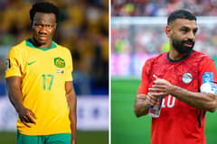 Nestory Irankunda Mohamed Salah Australia Egypt