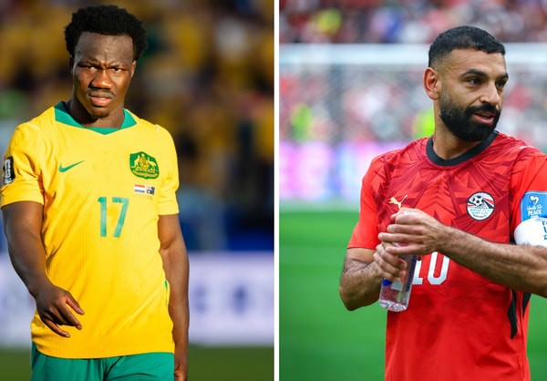 Nestory Irankunda Mohamed Salah Australia Egypt