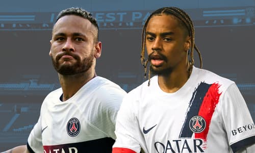 Neymar, Bradley Barcola, PSG