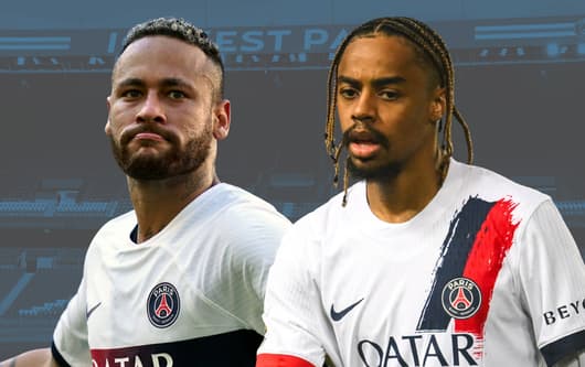 Neymar, Bradley Barcola, PSG