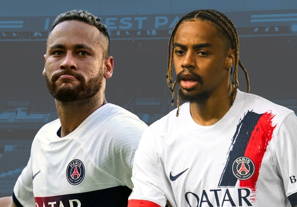 Neymar, Bradley Barcola, PSG