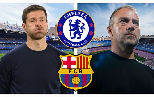 Xabi Alonso, Hansi Flick - Chelsea, Barcelona