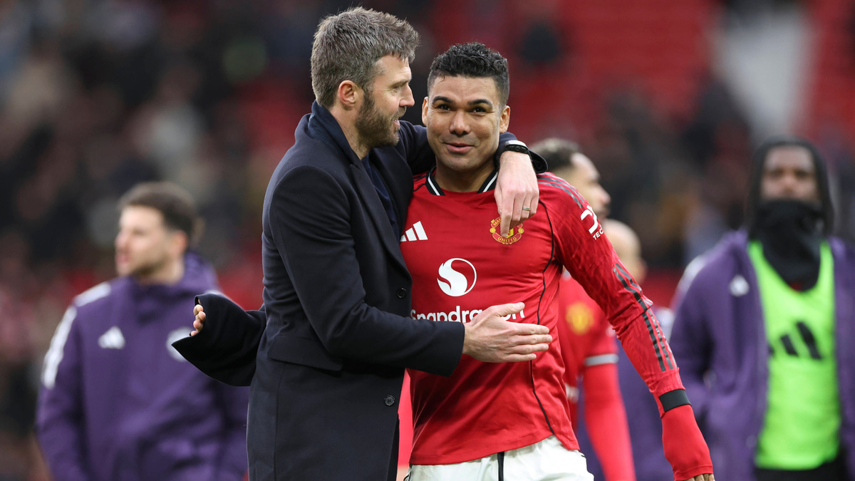 Casemiro, Michael Carrick, Man Utd
