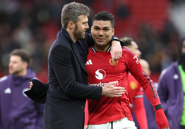 Casemiro, Michael Carrick, Man Utd