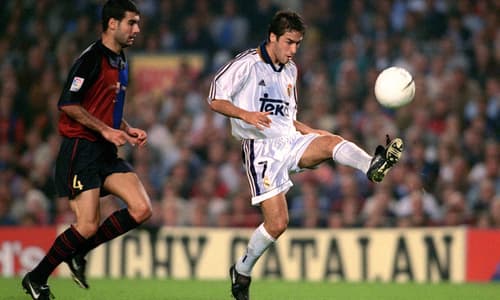 Real Madrid, Barcelona, retro, 1999, Raul, Pep Guardiola