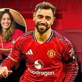 Bruno Fernandes and wife Ana Pinho