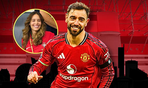 Bruno Fernandes and wife Ana Pinho