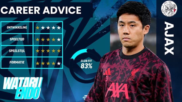 De Club Fit van Wataru Endo met Ajax.